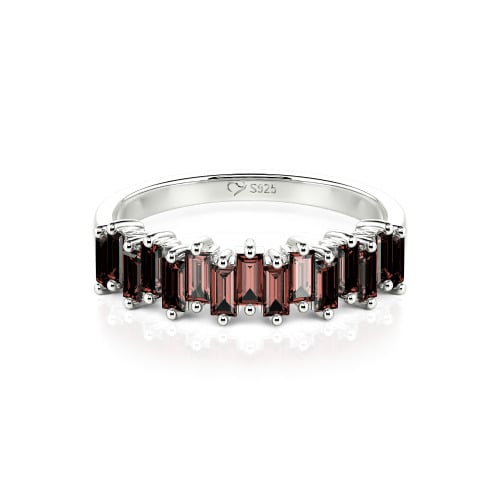 Jeulia Emerald Cut Band