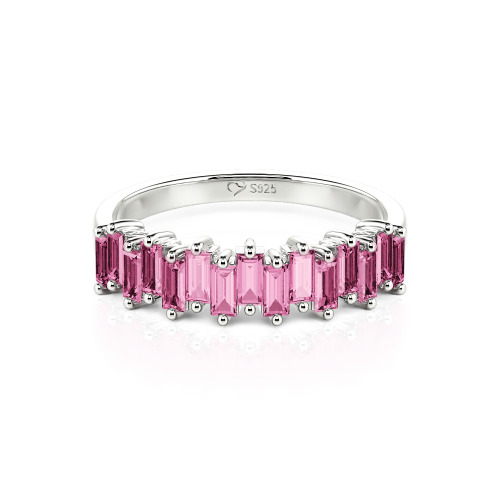 Jeulia Emerald Cut Band