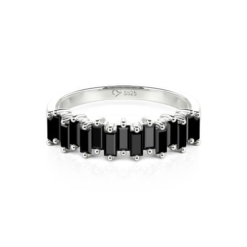 Jeulia Emerald Cut Band