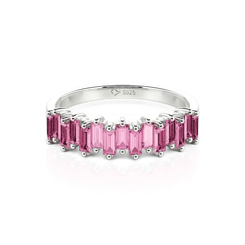 Jeulia Emerald Cut Band