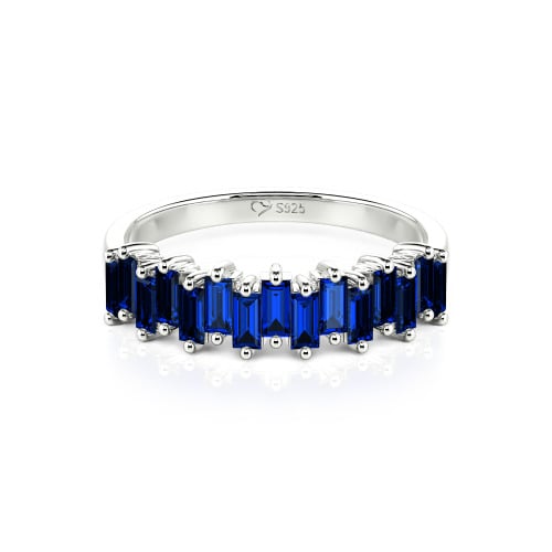 Jeulia Emerald Cut Band