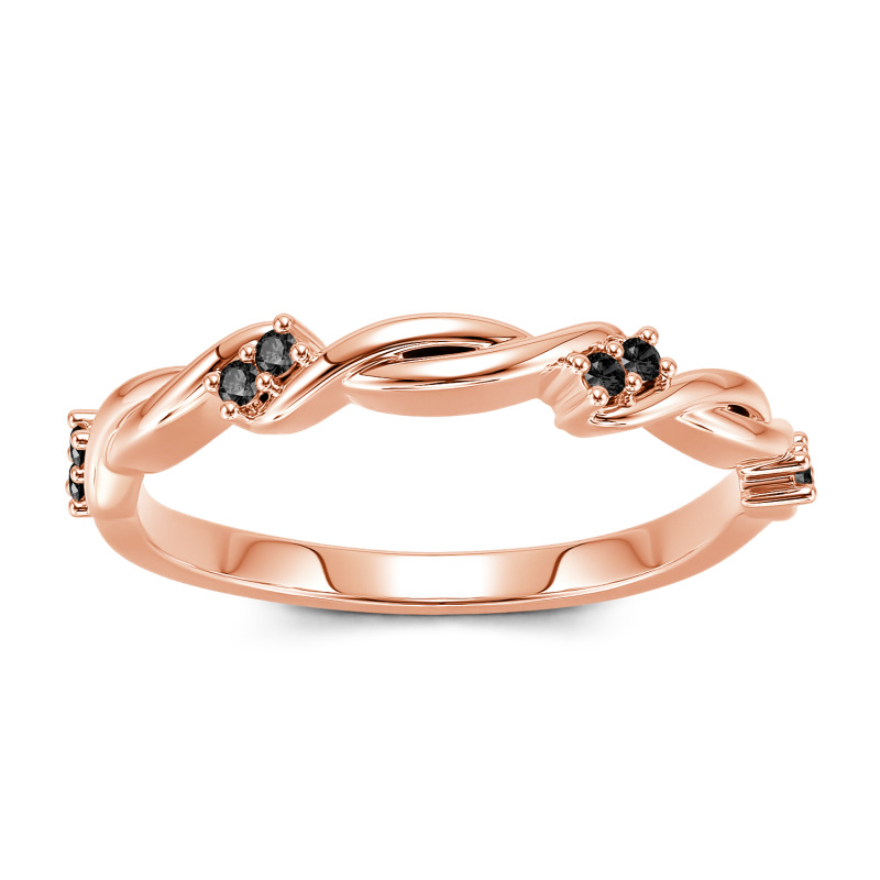 Jeulia Fedine di Fidanzamento con 10K/14K/18K Oro Platino Taglio Rotondo per Donna