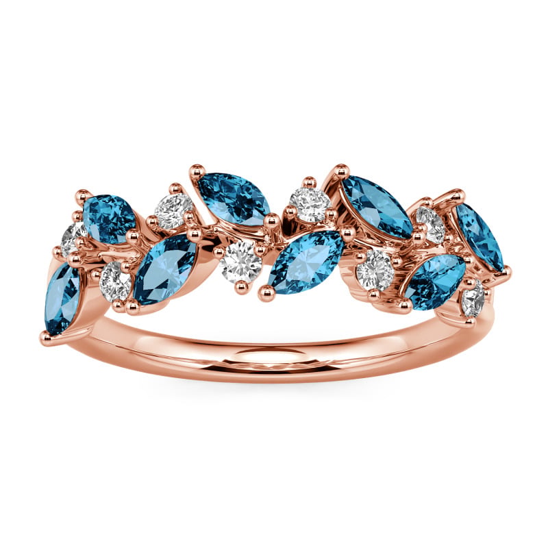 Anillo De Cristal Lunar En Plata Brillante Vintage - Aurora Styles