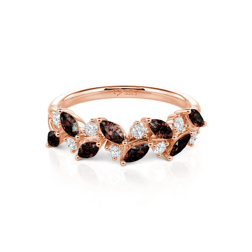 Jeulia Nature Inspired Marquise & Round Cut Band