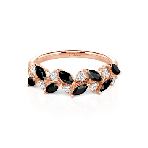 Jeulia Nature Inspired Marquise & Round Cut Band