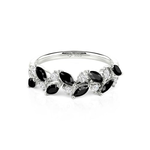 Jeulia Nature Inspired Marquise & Round Cut Band
