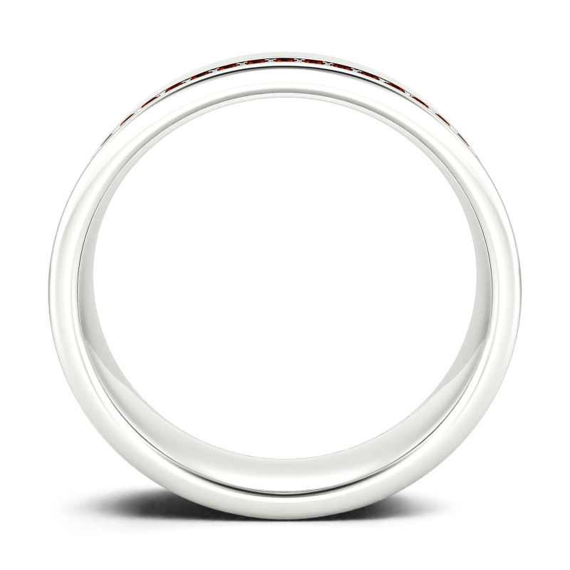 Jeulia Moissanite 10K/14K/18K Guld Platina Rundslipad Vigselring För Herr Bandring