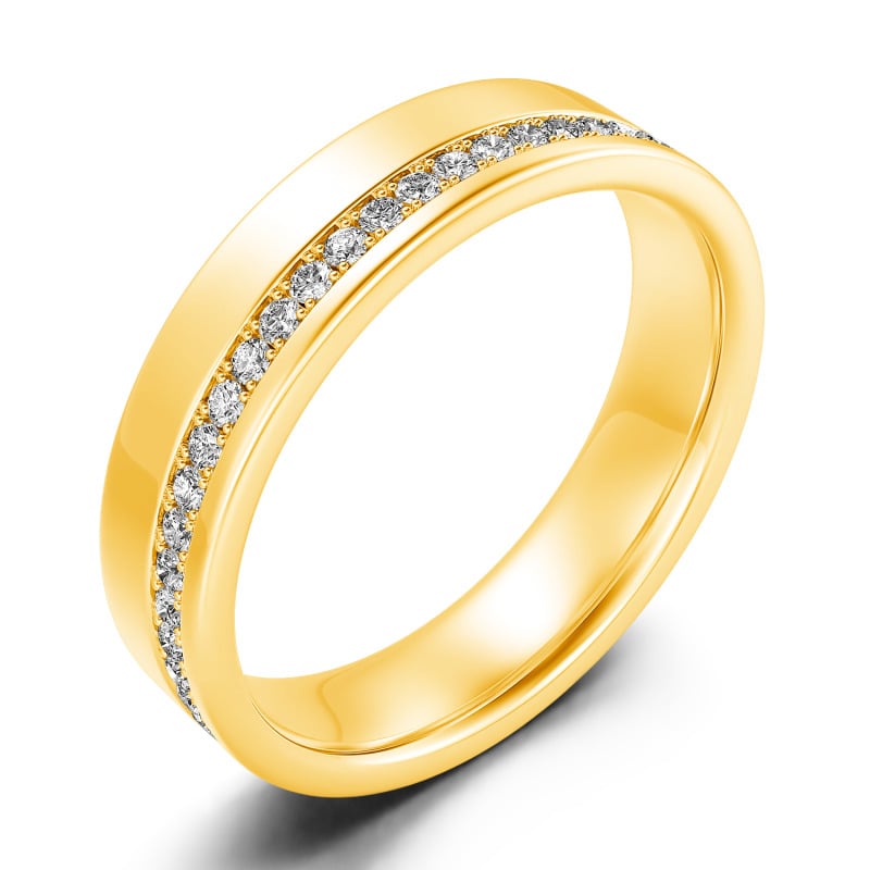Yellow Gold Wedding Ring for Men