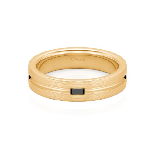 Jeulia Emerald Cut Men's Band
