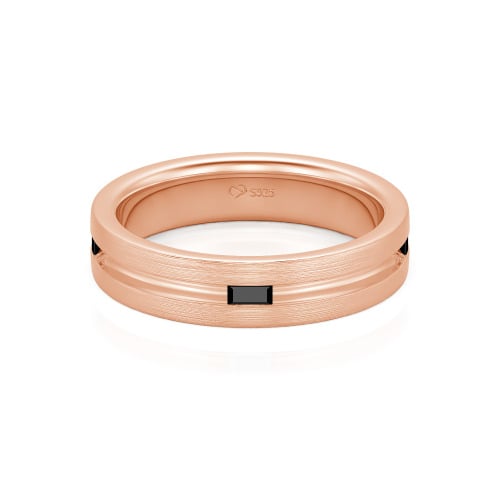 Jeulia Emerald Cut Men's Band