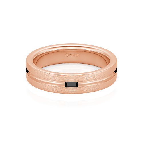 Jeulia Emerald Cut Men's Band