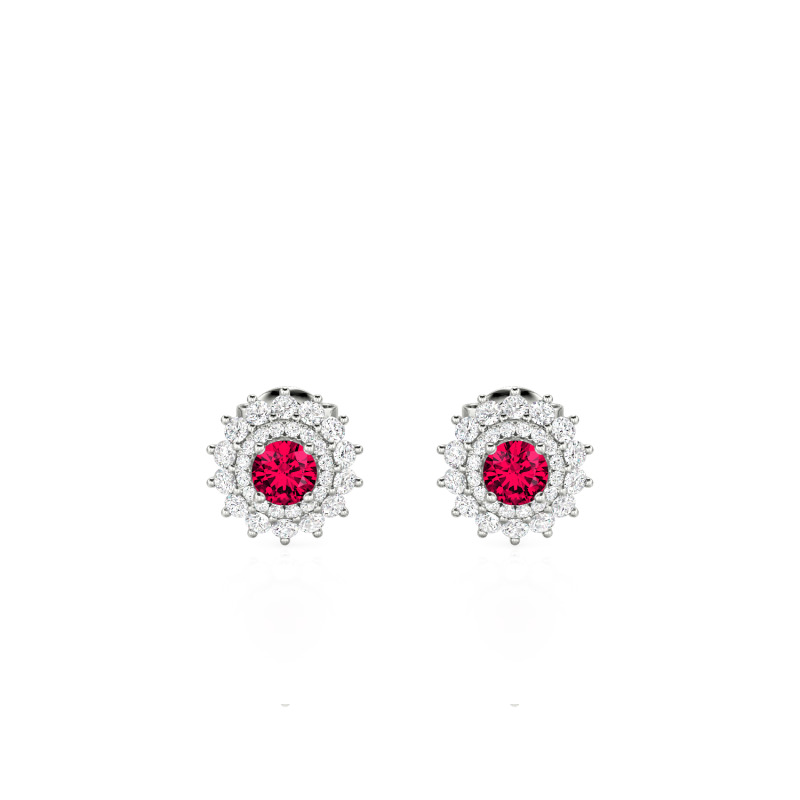 Boucles D'oreilles Chat/bouledogue Français En Argent Sterling 925 - Pour Femmes Et Filles - Taille 15x15 Mm - Cadeau Boîte