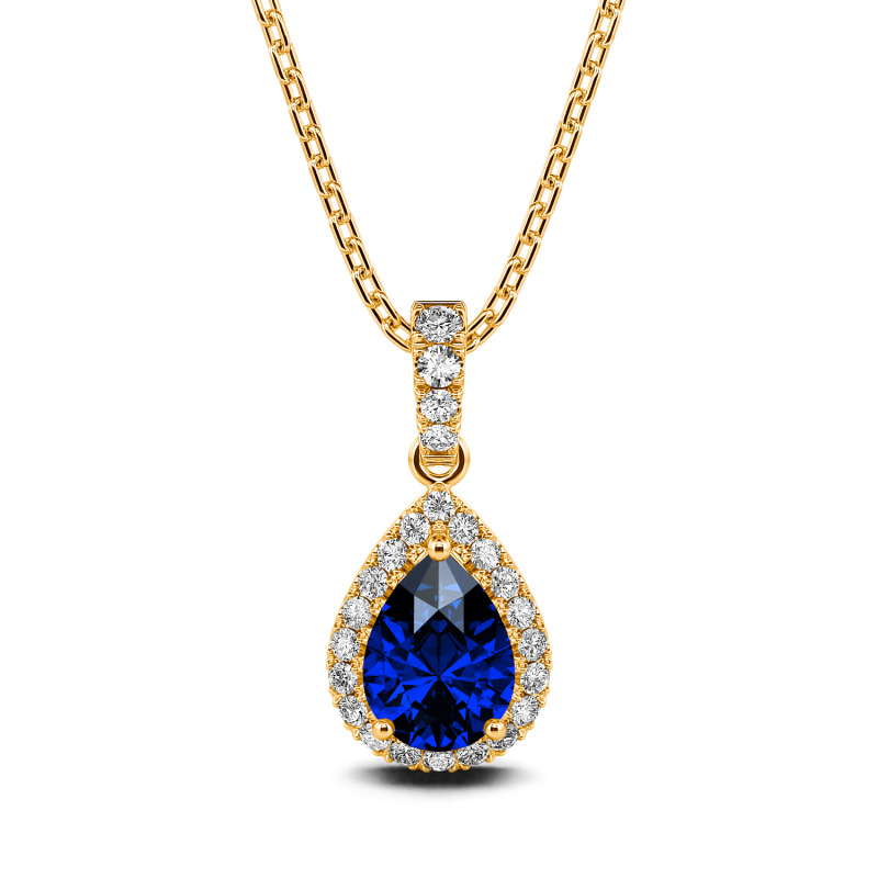 Sterlingsilber Granat Ovalgeschliffen Solitär Halskette Und