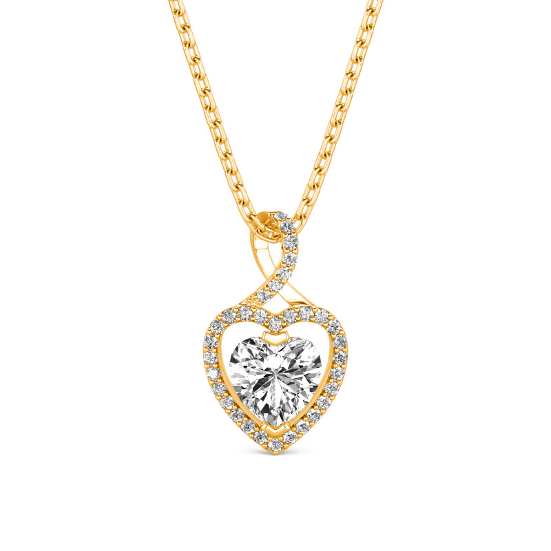 Infinite U Collana Con Ciondolo Ali D'Angelo: Argento Sterling 925 Placcato Rodio, Catena 45cm, Regalo