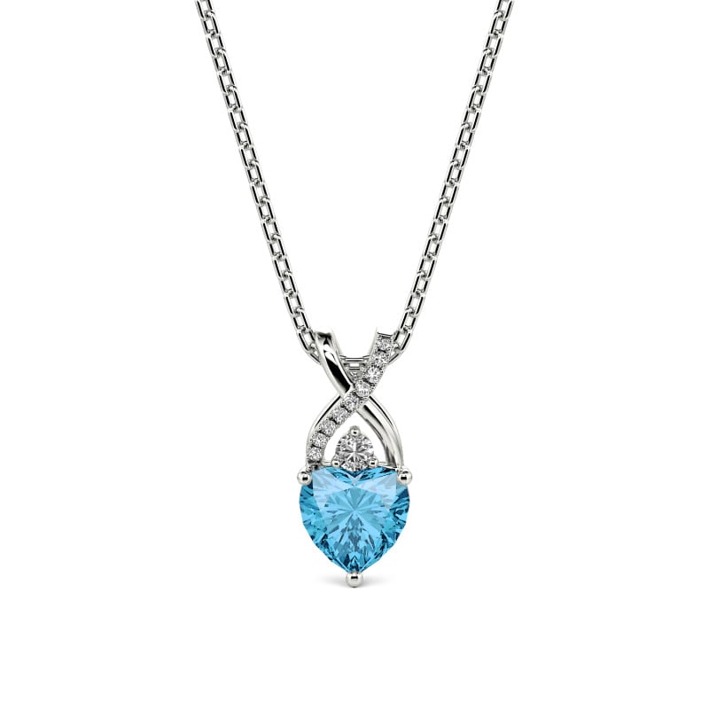 Jeulia Fine Infinity Custom Heart Necklace