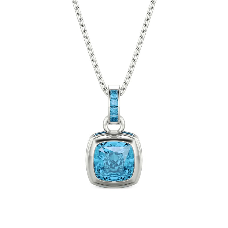 Jeulia Minimalist Custom Sugar Cube Necklace