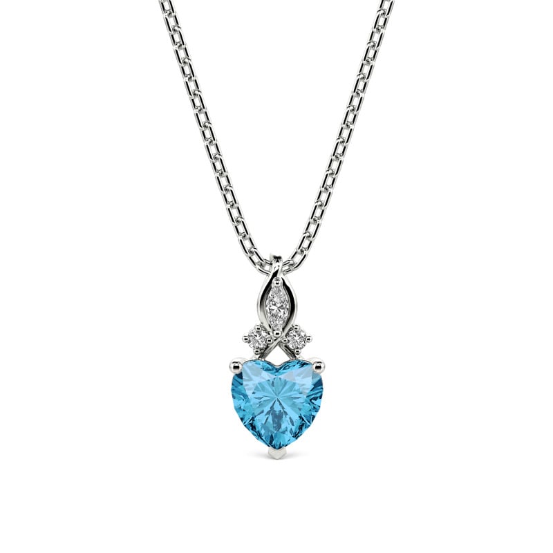 Jeulia Classic Custom Infinity Heart Necklace