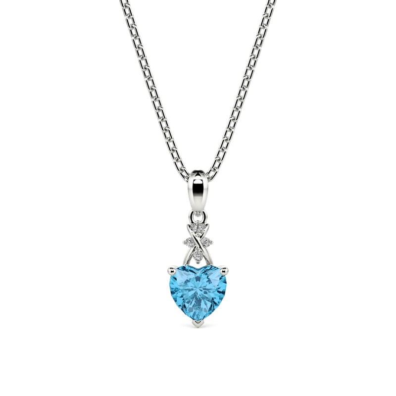 Jeulia Custom Classic Infinity Heart Necklace