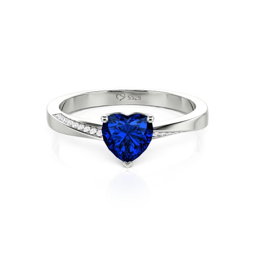 Jeulia Custom Heart Promise Ring Twist Band Design