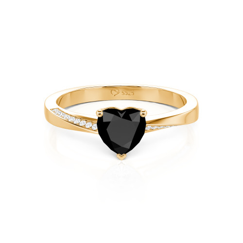 Jeulia Custom Heart Promise Ring Twist Band Design