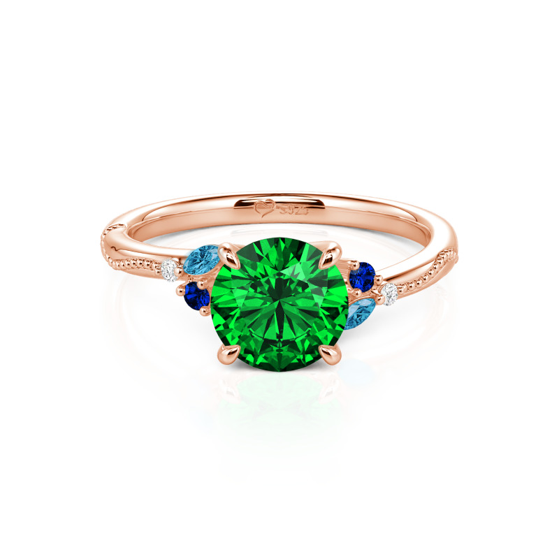 Anello Uomo In Argento 925 Con Moissanite Vero 2 Carati, Placcato Oro Giallo 14k, Taglie 4-12