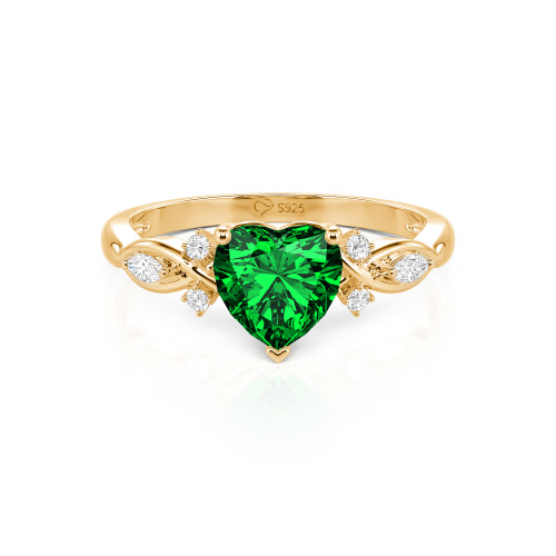 Jeulia Classic Infinity Custom Heart Ring