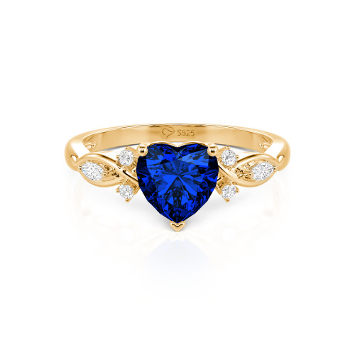 Jeulia Classic Infinity Custom Heart Ring