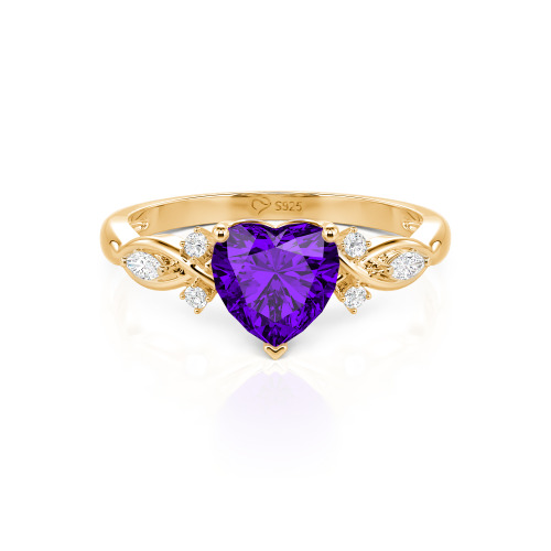 Jeulia Classic Infinity Custom Heart Ring