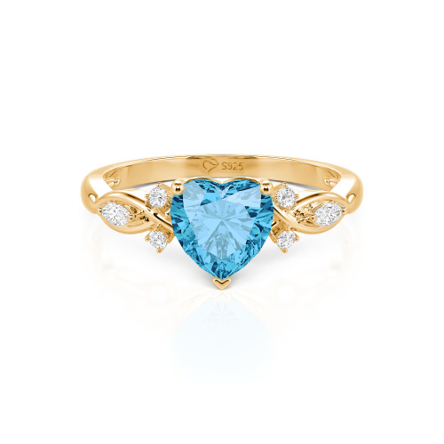 Jeulia Classic Infinity Custom Heart Ring