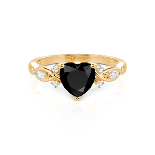 Jeulia Classic Infinity Custom Heart Ring