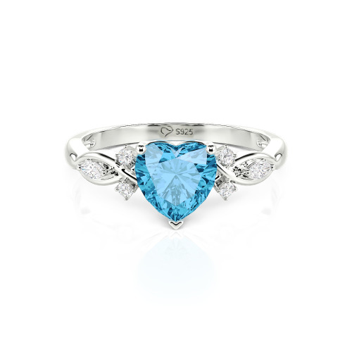 Jeulia Classic Infinity Custom Heart Ring
