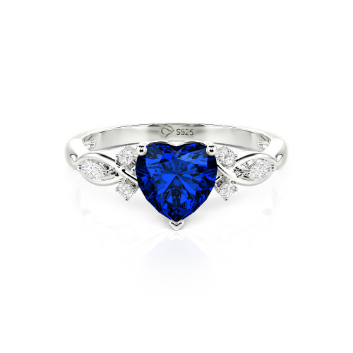 Jeulia Classic Infinity Custom Heart Ring