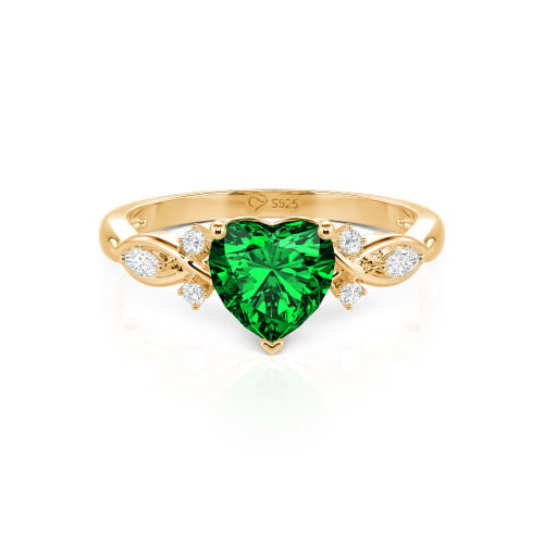 Jeulia Classic Infinity Custom Heart Ring