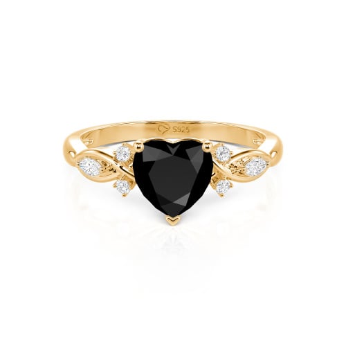 Jeulia Classic Infinity Custom Heart Ring