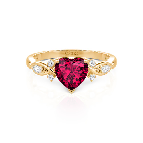 Jeulia Classic Infinity Custom Heart Ring