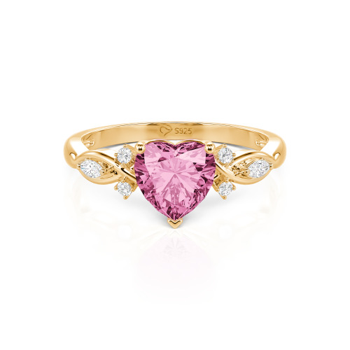 Jeulia Classic Infinity Custom Heart Ring