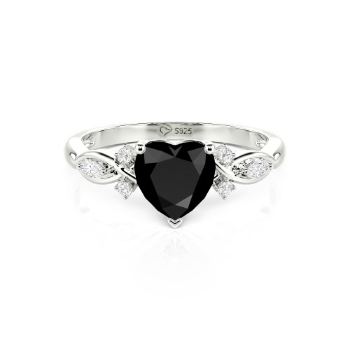 Jeulia Classic Infinity Custom Heart Ring