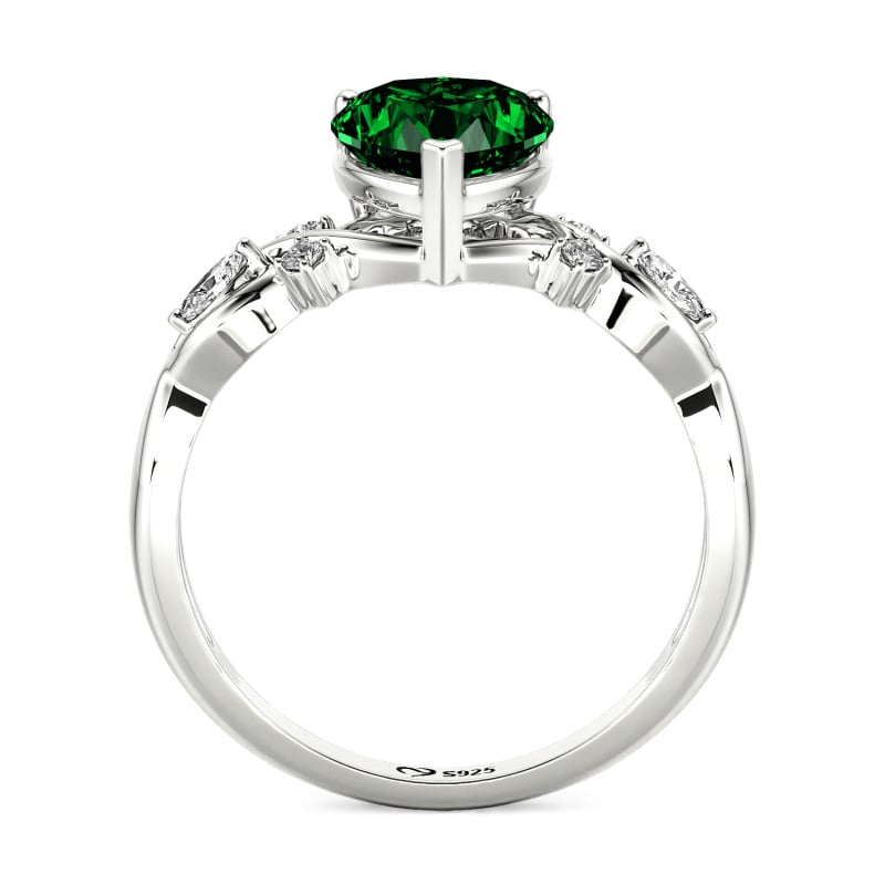 Jeulia Classic Infinity Custom Heart Ring