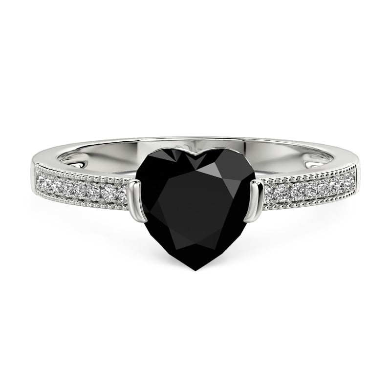 Jeulia Simple Eternity Custom Heart Promise Ring