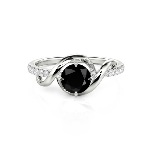Jeulia Amore Two Tone Custom Engagement Ring