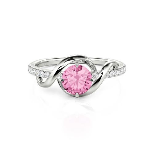Jeulia Amore Two Tone Custom Engagement Ring