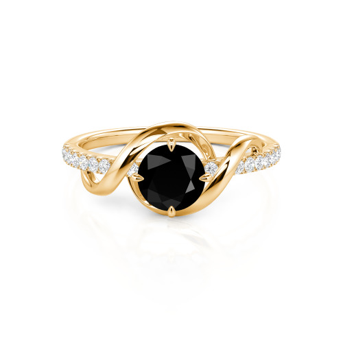 Jeulia Amore Two Tone Custom Engagement Ring