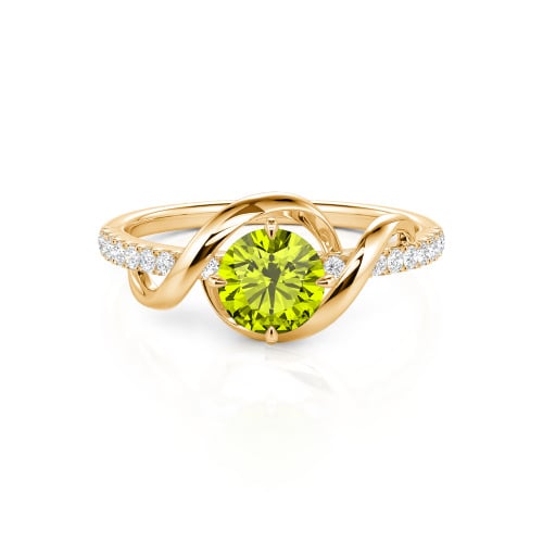 Jeulia Amore Two Tone Custom Engagement Ring