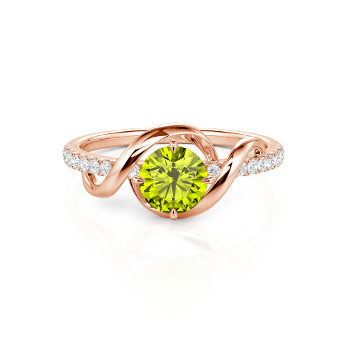 Jeulia Amore Two Tone Custom Engagement Ring