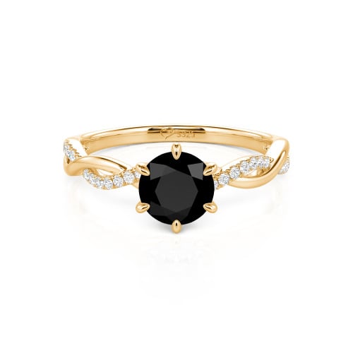 Jeulia Classic Twisted Custom Round Six Prong Engagement Ring