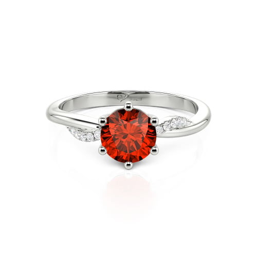 Jeulia Classic Twisted Round Cut Engagement Ring
