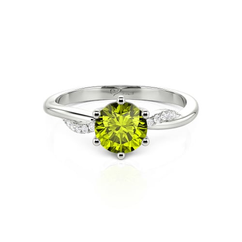Jeulia Classic Twisted Round Cut Engagement Ring