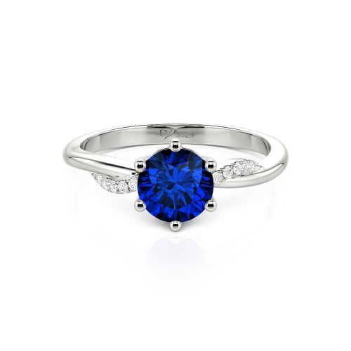 Jeulia Classic Twisted Round Cut Engagement Ring