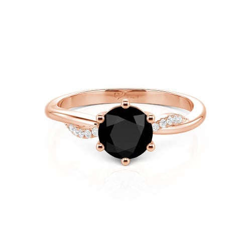 Jeulia Classic Twisted Round Cut Engagement Ring