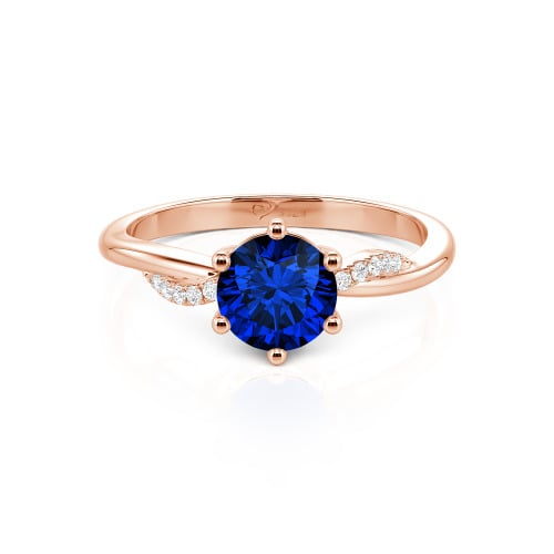 Jeulia Classic Twisted Round Cut Engagement Ring